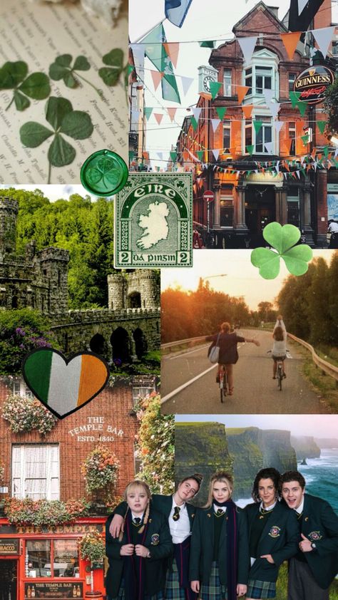 #march #ireland #derrygirls #moodboard Ireland Aesthetic, Moving To Ireland, Movie Collage, Erin Go Bragh, Cute Simple Wallpapers, School Trip, Northern Europe, Simple Wallpapers, Winter Aesthetic