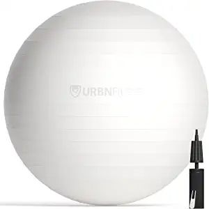 Amazon.com: ﻿﻿URBNFIT Exercise Ball - Yoga Ball in Multiple Sizes for Workout, Pregnancy, Stability - Anti-Burst Swiss Balance Ball w/ Quick Pump - Fitness Ball Chair for Office, Home, Gym : Sports & Outdoors Ball Yoga, Chair For Office, Fitness Ball, Ball Aesthetic, Gym Ball, Balance Ball, Neutrogena Makeup, Ball Chair, Exercise Ball