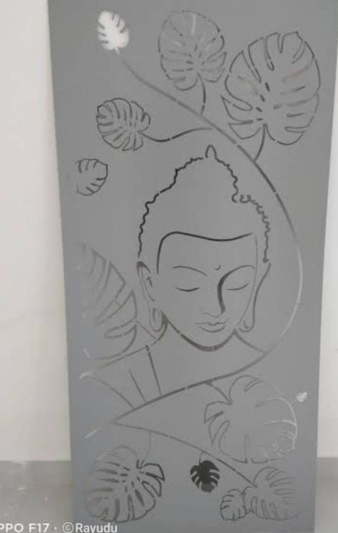 Glass Design For Windows, Buddha Glass Painting, Design For Windows, Glass Wall Panel, Jalli Design, Buddha Art Drawing, Designer Glass, 3d Wall Murals, Laser Cut Designs