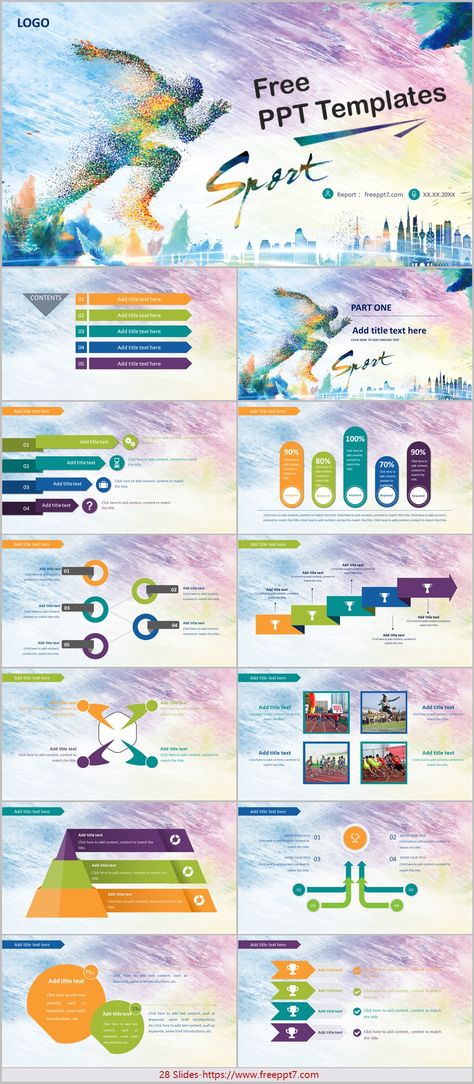 Watercolor style sports health theme PPT templates Sports Ppt Template, Sports Ppt, Power Point Design Free, Sports Presentation, Sports Design Layout, Free Powerpoint Templates Download, Ppt Themes, Background For Powerpoint Presentation, Ppt Template Design