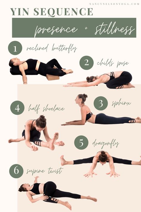 Yin Sequence, Restorative Yin Yoga, Restorative Yoga Sequence, Yoga Sequence For Beginners, Yin Yoga Sequence, Yin Yoga Poses, Yoga Playlist, Restorative Yoga Poses, Healing Yoga