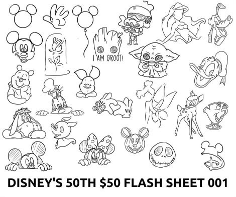 Black And White Disney Characters, Disney Tattoo Designs Drawings, Disney Doodles Simple, Mini Disney Tattoos, Disney Fine Line Tattoo, Disney Flashsheets Tattoo, Small Disney Tattoo Ideas, Disney Flash Tattoo, Disney Minimalist Tattoo