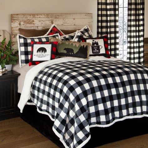 Monochrome Bedding, Rustic Bedding Sets, Lodge Bedding, White Bedspreads, Plaid Bedding, Twin Bedspreads, Queen Bedspread, King Size Bedding Sets, Rustic Bedding