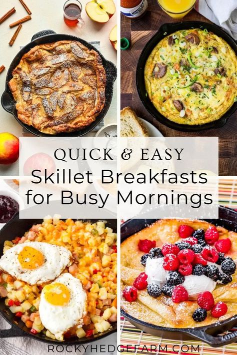 Whip up delicious & easy cast iron skillet breakfast recipes in minutes. From savory frittatas to fluffy pancakes, we have 20+ ideas to kickstart your morning! Iron Skillet Breakfast Recipes, Skillet Breakfast Recipes, Cast Iron Skillet Breakfast, Iron Skillet Breakfast, Naturally Sweetened Desserts, Sweet Potato Breakfast Hash, Skillet Breakfast, Breakfast Skillet Recipes, Breakfast Boards