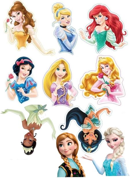 Princess Topper, Disney Princess Printables, Pinterest Christmas Gifts, Teal Wedding Cake, Disney Princess Cake Topper, Disney Princess Birthday Cakes, Disney Princess Cupcakes, Birthday Card With Name, Princess Cupcake Toppers