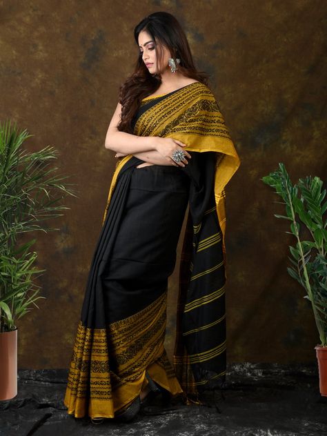 Fashionable Saree, Bengali Saree, Khadi Cotton Saree, Cotton Saree Blouse, Khadi Saree, Cotton Saree Designs, Fancy Sarees Party Wear, Indian Fashion Saree, Jamdani Saree