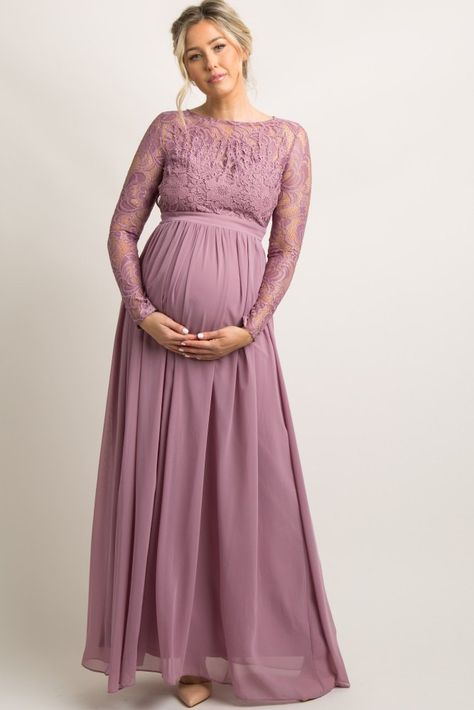 Gown Dresses For Pregnant Women, Pregnancy Gowns Dresses Formal, Pregnancy Gowns Formal Maternity Evening Dresses, Maternity Evening Gowns, Maternity Evening, Hijab Dress Party, Pinkblush Maternity, Pleated Chiffon Skirt, A Pregnant Woman