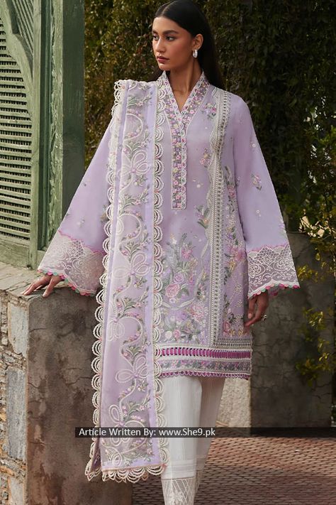 Most Beautiful Lawn Collections by Elan Designed by Khadija Shah https://she9.pk/most-beautiful-lawn-collections-by-elan-designed-by-khadija-shah/ . . . #trending #friend #eiddresses #She9official #eidfashions #eiddressesdesign #eidfashion #She9 #she9pk #élan #elan #elanofficial #lawn #lawndresses #lawndressesdesign #lawndressesforladies #khadijahshah #She9official Light Embroidery, Eid Fashion, Embroidery Dresses, Eid Dresses, Gold Threads, Asian Style, South Asian, Dress Ideas, Fashion Blog