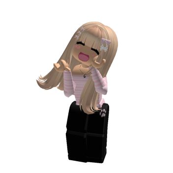 Cute Pink Roblox Avatars, Blushing Big Smile Face Roblox Fits, Cute Roblox Characters, Roblox Girl Avatars, ليلو وستيتش, Roblox Emo Outfits, Skins Roblox, Roblox Ava, Emo Roblox Avatar