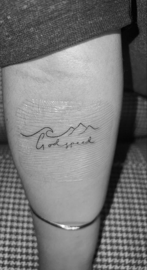 Ocean Wave And Mountain Tattoo, Mountain Word Tattoo, Wave To Mountain Tattoo, Beach To Mountain Tattoo, Mountain Water Tattoo Simple, Wave And Mountain Tattoo Simple, Wave Tattoo With Words, Mountain Water Tattoo, Mountain And Waves Tattoo