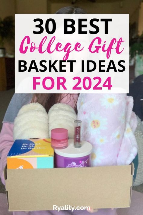 It is so helpful that she included college care package ideas for freshman! My student has been so hard to shop for Freshman Care Package College, Best College Care Package Ideas, Care Package For College Girl, Back To College Gift Basket, College Care Packages For Daughter, College Student Care Package Ideas, College Gift Basket For Girls, College Freshman Gift Ideas, College Care Package Ideas For Freshman