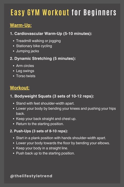 easy gym workout for beginners, easy gym workout for beginners machines, easy gym workout for beginners women, easy gym workout for beginners cardio, easy gym workout for beginners leg, easy gym machine workout for beginners, easy gym workout plan for beginners, easy workout routines for beginners gym, easy ab workout for beginners at gym, gym workout plan for women beginners machines losing weight easy, easy ab workout for beginners gym, easy gym workout for beginners....... Gym Workout Routine For Beginners, Easy Gym Workout For Beginners, Easy Gym Workout, Workout Routine For Beginners, Gym Workout Routine, Work Out Routines Gym, Dynamic Stretching, Treadmill Walking, Arm Circles