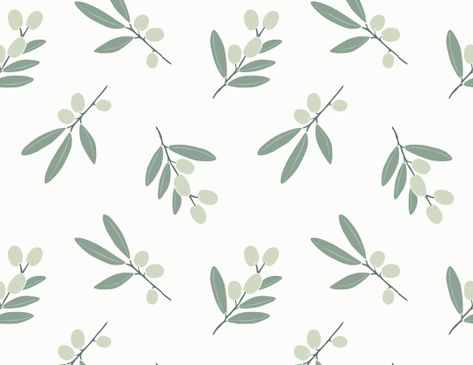 Olive Branch Pattern, Notebook Printing, Pattern Watercolor, Olive Branch, Watercolor Pattern, Graphic Patterns, Floral, Pattern, Quick Saves