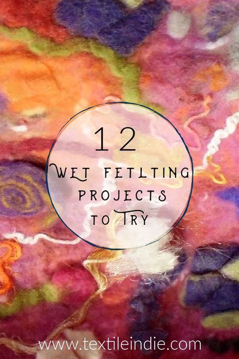 Wet Felting Tutorial, Felting Diy, Felted Bowls, Needle Felting Diy, Wet Felting Projects, Wool Felt Projects, Felt Coasters, Felted Wool Crafts, Felt Beads