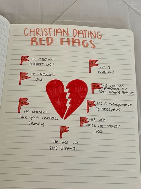 Cute Things To Do In Your Bible, Christ Centred Relationships, Boyfriend Red Flags, Jesus Centered Relationship, Christ Relationship, Cute Bible Notes, Red Flags In Relationships, Christ Centered Relationship, Dating Red Flags