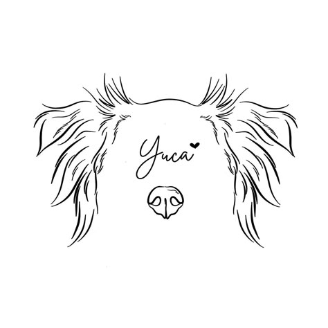 Current Turnaround Time: Up to 2 days. This is a custom line drawing of your pet's ears and nose created in my unique line art style, known for its great likeness and realism. If you are looking for an outstanding outline of the ears and nose of your dog, cat or any other pet you have come to the right place. My artwork strikes the perfect balance between minimalism and realism, capturing every detail and quirk you love about your pet's ears. I will create a beautiful sketch that you can use as Paw And Nose Print Tattoo, Dog Memory Tattoo Ideas, Memorable Dog Tattoos, German Shepherd Dog Ear Tattoo, Doggie Memorial Tattoos, Two Dogs Tattoo Ideas, Dog Tattoo Doodle, Collie Dog Tattoo, Cute Pet Tattoo Ideas