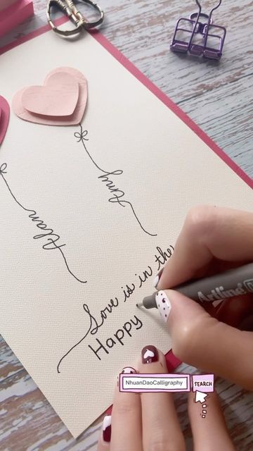 Lettering Painting, Card Calligraphy, Lettering Handwriting, S Valentino, Calligraphy Cards, Brush Pen Calligraphy, Tag Ideas, Painted Letters, Calligraphy Letters