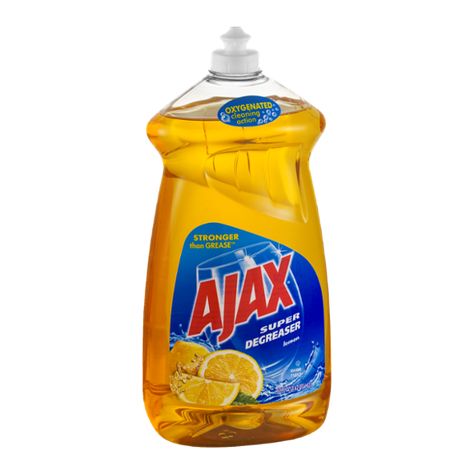 Ajax Super Degreaser Lemon Dish Liquid Ajax Dish Soap, Lemon Scent, Everyday Heroes, Dishwasher Soap, Online Grocery Shopping, Grocery Online, Save Water, Mustard Bottle, Grocery Shopping