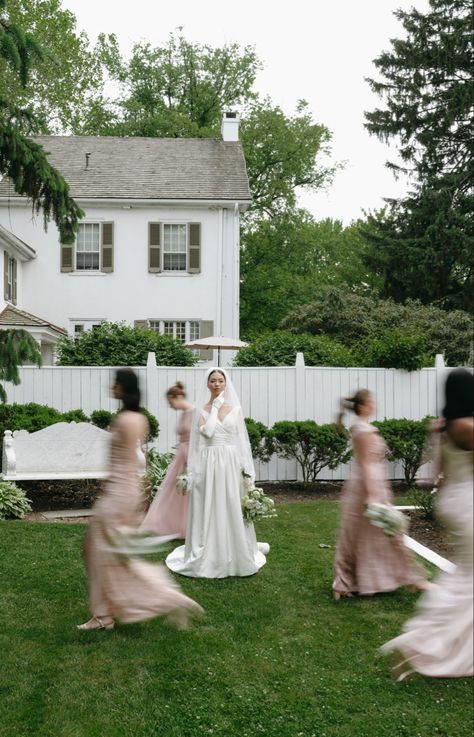 Wedding, bridal party, blush, blurry, wedding photos, bride, bridal, pennsylvania, Wedding, bridal party, blush, blurry, wedding photos, bride, bridal, pennsylvania, florals, creative, classic, timeless Bride Mades Photoshoot, Blurry Bridal Party Photo, Documentary Style Bridesmaid Photos, Cool Bridal Party Photos, Non Traditional Bridal Party Photos, Creative Bridal Party Photos, Wedding Photography Group Shots, Bridal Party Aesthetic, Candid Bridesmaid Photos