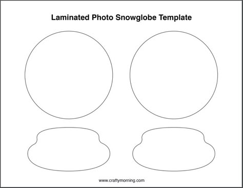 Laminated Snowglobe Ornaments Diy, Snow Globe Printable Template, Snow Globe Template Free Printable, Snowglobe Template Free Printable, Winter Diy Kids, Snowglobe Template, Laminated Crafts, Christmas Party Craft Ideas, 3rd Grade Christmas Party