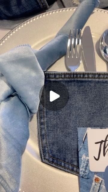 Denim Cake Ideas Blue Jeans, Denim Decorations Party Ideas, Blue Jean Baby Shower Theme, Denim Centerpiece Ideas, Denim Birthday Party Theme, Denim And Pearls Party Ideas, Denim Party Decorations, Denim Baby Shower Ideas, Denim Diamonds Theme Party