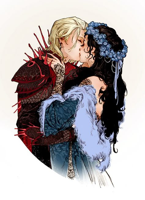 Rhaegar And Lyanna, Targaryen Art, Asoiaf Art, Gra O Tron, Lesbian Art, Game Of Thrones Art, Couple Art, A Song Of Ice And Fire, Character Portraits