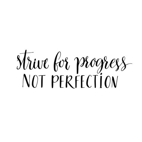 You don't have to be perfect! Sometimes we modify moves for our clients and no one thinks twice. We care about each other's success! #NoJudgement #RiseAndShineKc #WeAcceptYou #RiseAndShineKC www.riseandshinekc.com Not Perfection Quotes, Progress Not Perfection Quotes, Strive For Progress Not Perfection, White Background Quotes, Progress Quotes, Black & White Quotes, Wednesday Motivation, Progress Not Perfection, Quote Backgrounds