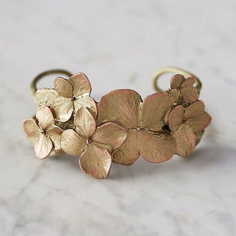 Boho Bridal Jewelry, Hydrangea Not Blooming, Bridal Fashion Jewelry, Cuff Jewelry, Love Jewelry, Botanical Jewelry, Hand Crafted Jewelry, I Love Jewelry, Crafted Jewelry