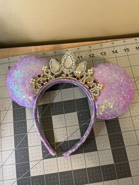 Rapunzel Minnie Ears, Tangled Tiara, Tangled Mickey Ears, Tangled Ears, Rapunzel Ears, Lost Princess, Disney Ears Headband, Disney Mickey Ears, Surprises For Her