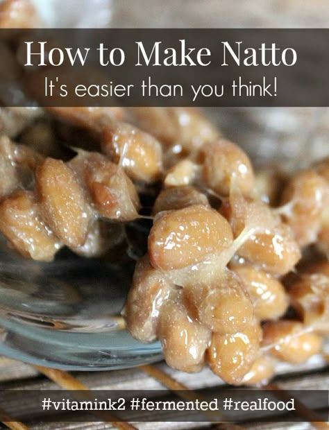 Natto is filled with nutrition and immune-boosting microbes. Make your own with this step-by-step tutorial. #natto How To Make Natto, Natto Beans, Natto Recipe, Fermented Beans, Canellini Beans, Fermentation Recipes, How To Cook Beans, Probiotic Foods, Japanese Cooking