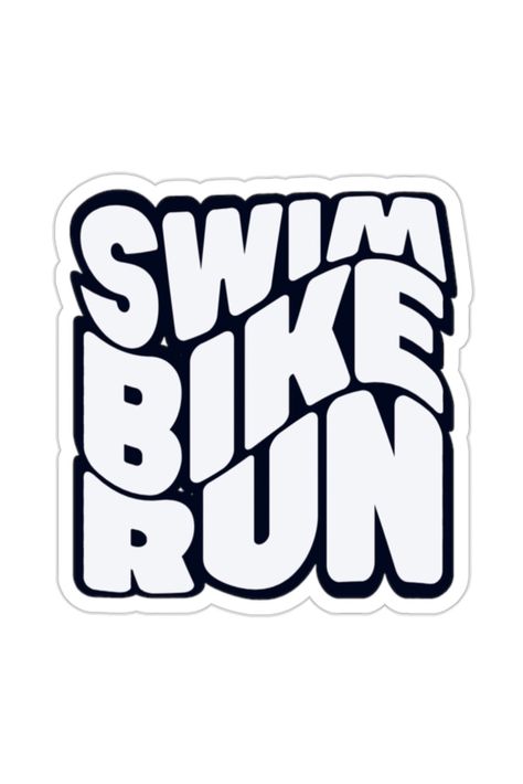 Looking for the perfect, inspiring sticker? I got you covered! 

Swim Bike Run - Vinyl Sticker

Vinyl sticker 
Dishwasher safe
Vibrant colors - white and transparent background colors

Made to last on a water bottle, phone case, or computer.

Perfect for the friend, mentee/mentor, entrepreneur, sister, mother, best friend, etc..in your life. Running Stickers, Iron Man Tattoo, Half Ironman, Swim Bike Run, Bike Run, Kids Stickers, White Stickers, Sticker Vinyl, I Got You