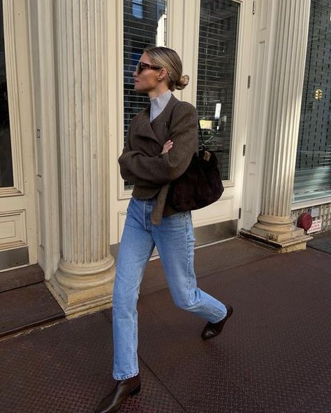 Elegant Minimalist Outfit, Claire Rose Cliteur, Claire Rose, Street Style Winter, Cropped Blazer, Autumn Outfit, Outfit Inspo Fall, Mode Inspiration, Fall Winter Outfits