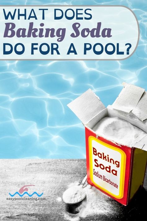 Explore the benefits of using baking soda for pool maintenance! Find out how it can effectively adjust pH and total alkalinity, ensuring a safe and enjoyable swimming environment. Click to uncover the benefits and maintain your pool with ease! Natural Pool Cleaner, Clean Pool Hacks, Diy Pool Cleaning Hacks, Pool Chemicals For Beginners, Pool Cleaning Hacks, Swimming Pool Hacks, Dyi Pool, Cleaning Above Ground Pool, Cloudy Pool Water