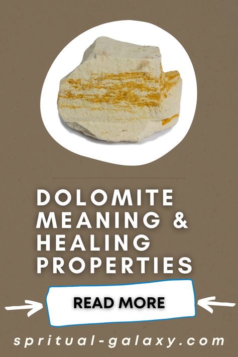 Dolomite Meaning: Healing Properties, Benefits & Uses Dolomite Crystal Meaning, Spiritual World, Woo Woo, Crystals Healing Properties, Crystals Healing, Gemstone Meanings, Crystal Healing Stones, True Self, Crystal Meanings