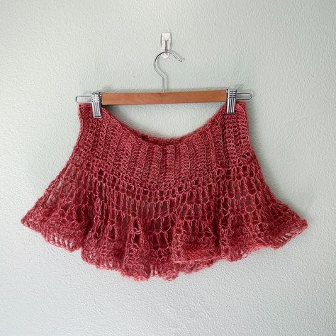 Airy Fairy Tutu Crochet Skirt PATTERN - Etsy Crochet Flowy Skirt, Crochet Fairy Skirt, Hankerchief Skirt, Crochet Ruffles, Airy Fairy, Crochet Tutu, Beginner Friendly Crochet, Skirt Crochet, Crochet Skirt Pattern