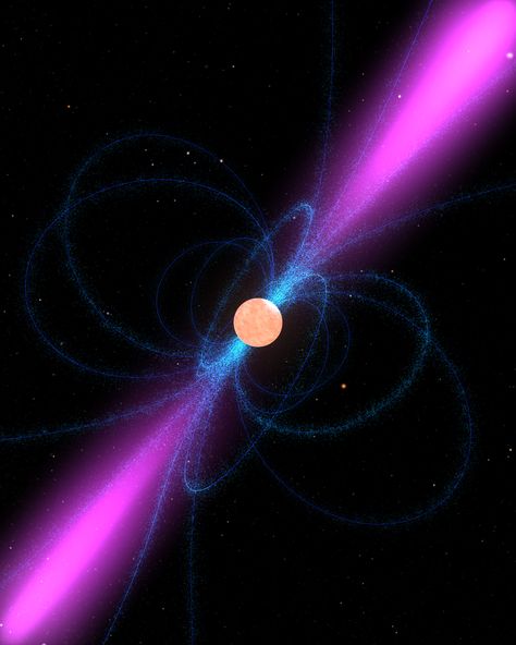 Pulsar Star NASA | Artist’s impression of a pulsar. Pulsars are rotating neutron stars ... Cosmic Dance, Wow Photo, Neutron Star, Space Photos, Space Pictures, Space Science, To Infinity And Beyond, Science Technology, Space And Astronomy