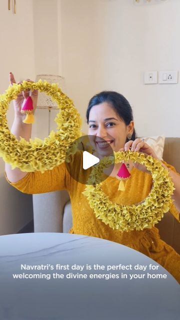 Aman Anand on Instagram: "Along with this beautiful Navratri decor idea, I bring you a chance to win exciting prizes 🎁 with Asian Paints PLAY NAVRATRI contest!✨

Colour for day 1: YELLOW 💛

🌟 Here’s how to participate 🌟

Step 1. Find the shades of yellow in your home and capture your space. 📸

Step 2. Share the photo or reel on your feed with the caption - "This is my #PlayNavratri entry for 💛 @asianpaints "
Don’t forget to tag @asianpaints ! ✨

Step 3. Follow @asianpaints and tag 3 friends in the comments and ask them to participate too! 🤝

Keep your profile public and upload your entry within the duration of the contest. ❗

Entries for yellow 💛are open till today midnight. 

The colour of the day changes everyday! 🗓️ So go to @asianpaints page and click on the 🔔 icon to stay up Navratri Decor, Janmashtami Decoration, Diwali Party, Asian Paints, Color Of The Day, Diwali Decoration, 3 Friends, Your Profile, On October 3rd