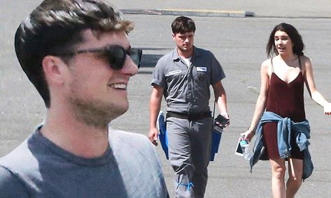 Josh Hutcherson enjoys stroll with braless girlfriend Claudia Traisac Claudia Traisac, Josh Hutcherson And Claudia Traisac, Josh Hutcherson Girlfriend, Josh Hutcherson, Victoria Justice, Film Set, Baby Daddy, The Twenties, Film