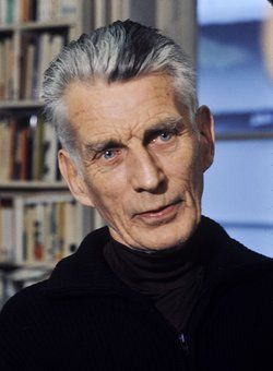 Samuel Beckett (1906 - 1989) ~  Irish avant-garde novelist, playwright, theatre director, poet, and literary translator who lived in Paris for most of his adult life. He wrote in both English and French. Beckett Quotes, Theatre Director, Gallows Humor, Theatre Of The Absurd, Images Of Ireland, Fail Better, Nobel Prize In Literature, Samuel Beckett, Noam Chomsky