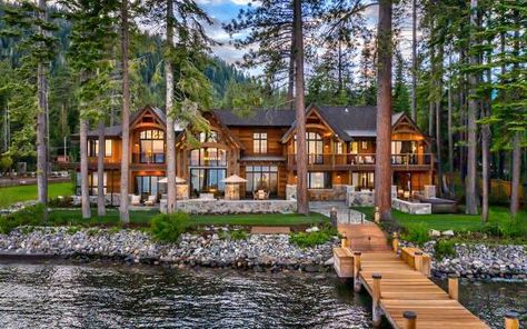 Recently Sold Properties | Tahoe Luxury Properties Tahoe City, California Photos, Outdoor Gazebos, Mountain Homes, Mountain Home, Luxury Property, Newport Beach, Lake Tahoe, House In The Woods