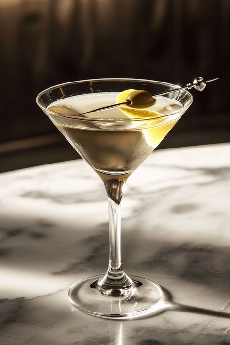 Classic Martini Recipe: How to Make the Perfect Martini Cocktail #cocktails #cocktailrecipes #classiccocktails Martini Glass Cocktails, Martini Astethic, Wedding Drinks Cocktails, Vodka Martini Aesthetic, Luxury Cocktails, Martini Cocktail Recipes, Cocktails Glasses, Cocktail Classics, Martini Photography