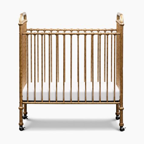 Metal Crib, Nursery Nook, Million Dollar Baby, Adjustable Mattress, Mini Crib, Shared Bedrooms, Convertible Crib, Iron Steel, Kathy Kuo Home