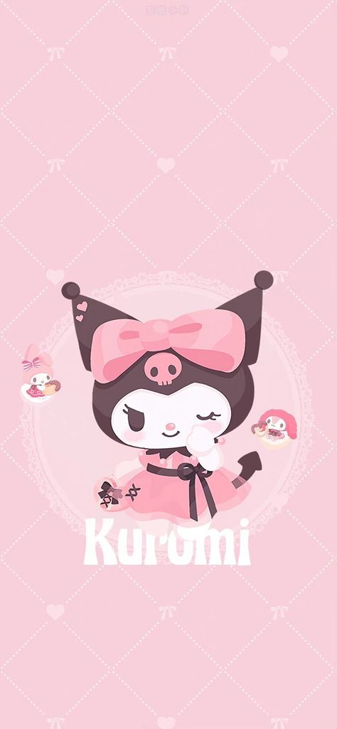 Kuromi Pink Background, My Melody And Kuromi Wallpaper Iphone, Pink Kuromi Wallpaper, Kuromi Wallpaper Pink, Korea Streets Wallpaper, Kuromi Pink, Kuromi Wallpaper, Sanrio Wallpapers, Sanrio Danshi