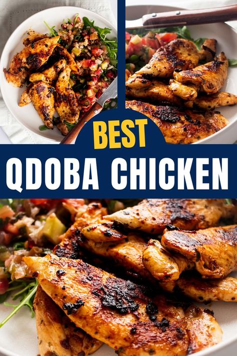 Qdoba Chicken Recipe, Qdoba Chicken, Salad Recipe With Chicken, Mango Chicken Salad, Recipe With Chicken, Mango Chicken, Keto Salad, Protein Bowls, Chicken Salad Recipe