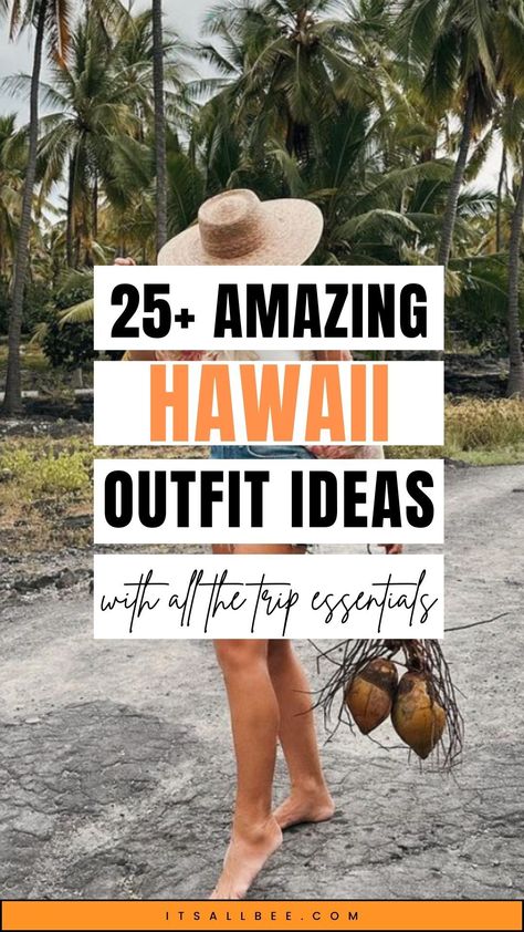 Discover the ultimate Hawaiian outfit inspiration with our top 21 ensemble ideas for every island activity. From beach lounging to elegant dinners, our packing list ensures you're stylishly prepared for paradise. #HawaiiFashion #TravelInStyle | Hawaii Outfit ideas | Hawaii Summer Outfit | Spring Outfit | Beach Outfit | Vacation Outfit What To Wear On A Hawaiian Cruise, Honolulu Hawaii Vacation Outfits, Hawaii Looks Outfit, Hawaii Attire For Women, Hawaii Outfit Inspiration, What To Wear To Hawaii Outfits, Kauai Outfit Ideas, Waikiki Outfits, Hawaiian Dress Up