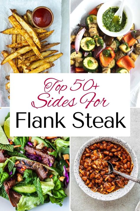 There's nothing quite like a perfectly cooked and thinly sliced flank steak. But what takes a steak dinner from good to amazing are the great sides. From classic salads to grilled veggies, delicious sauces to baked potatoes and everything in between, if you're wondering what to serve with flank steak, here are the top 50 mouthwatering photos and recipes. #FlankSteak #SideDishes #SteakSides #GrillingIdeas #BBQSeason #DeliciousEats #FoodieFavs #SteakLovers #FoodInspo #CookoutSides #Mouthwatering Bbq Flank Steak, West Coast Kitchen, Great Sides, Steak And Baked Potato, Flank Steak Salad, Steak Dinner Sides, Steak Salad Recipe, Steak Sides, Coast Kitchen