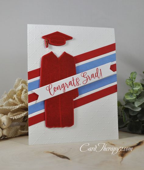 Handmade Graduation Cards Ideas, High School Graduation Cards Handmade, Cap And Gown Stampin Up Cards, Graduation Cards Ideas, Grad Cards Handmade Easy, Su Cap And Gown Cards, Handmade Graduation Cards, Scrapbooking Graduation, Graduation Cards Homemade