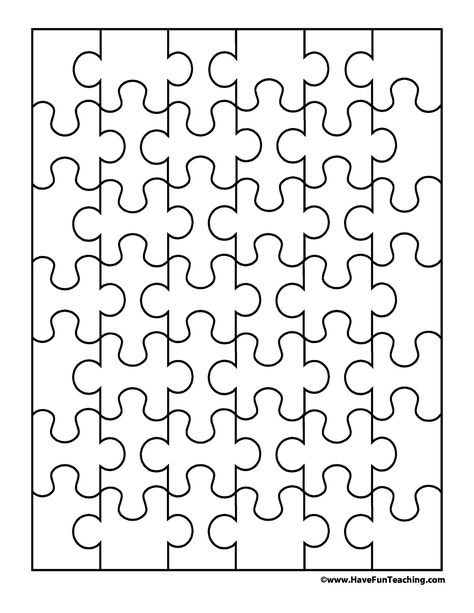 Laser Cut-All13 Free Sunday School Printables, Blank Puzzle Pieces, Puzzle Piece Template, Sunday School Printables, Puzzle Night, Free Kindergarten Printables, Create Your Own Puzzle, Puzzle Maker, Free Printable Sewing Patterns