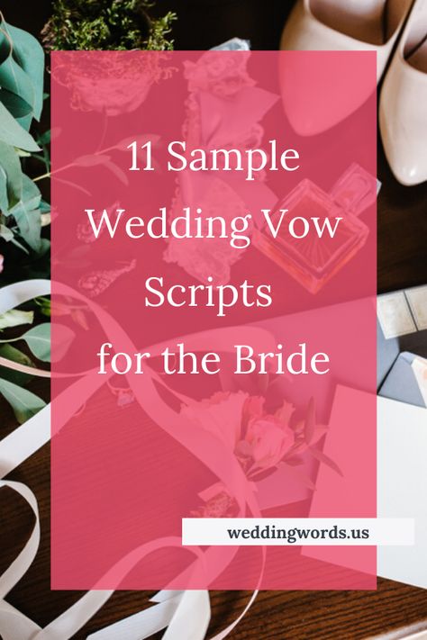 Use these vow writing tips for the bride to frame your approach to vow writing. Then use the vow script examples to inspire you for your own writing. You’ll see vow script examples demonstrating vow copy for various parts of what you might include within your vows. #vows #weddingvows #weddingceremonyideas #weddingceremony #personalizedwedding #bridetobe #customwedding Writing My Vows, Personal Vows Examples, Vow Writing Tips, How To Write Your Vows, Writing Vows To Husband Template, How To Write Vows To Husband Template, Vow Template Writing Your Own, Writing Vows To Husband, Vow Prompts