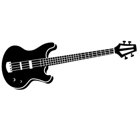 Bass guitar silhouette-1579115967 Bass Guitar Art, Bass Logo, Guitar Images, Guitar Logo, Silhouette Template, Guitar Art, Free Clip Art, Cricut Projects Vinyl, Bass Guitar